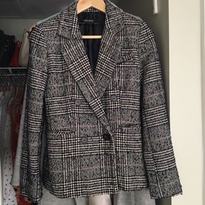 (SOLD) Zara Wool-blend Blazer Coat